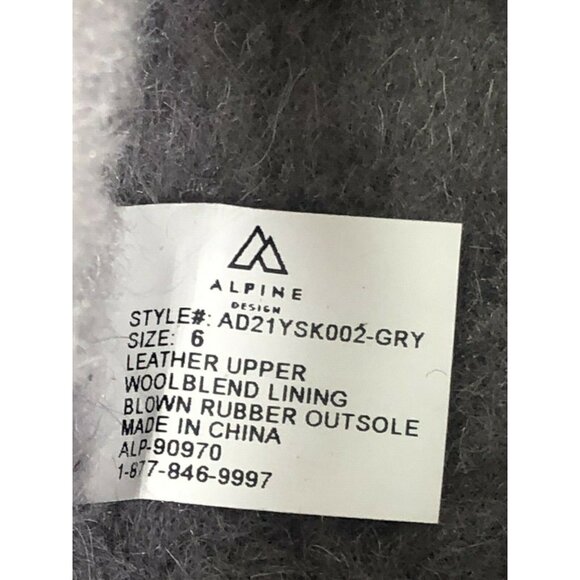 Alpine Design camo suede men6/ womens 8 waterproof hiking boots nwt - Picture 9 of 12